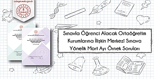 LGS MART AYI ÖRNEK SORU KİTAPÇIĞI YAYIMLANDI