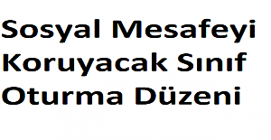 Sosyal Mesafeyi Koruyacak Sınıf Oturma Düzeni