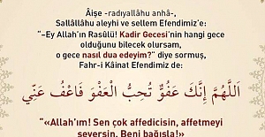 KADİR GECESİNDE OKUNACAK DUA