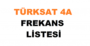 TÜRKSAT 4A YENİ FREKANS LİSTESİ 2023