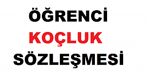 ÖĞRENCİ KOÇLUK SÖZLEŞMESİ