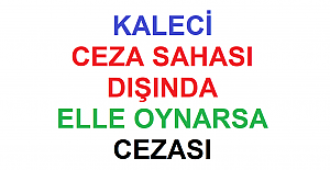 Kaleci Ceza Sahası Dışında Elle Oynarsa Cezası Ne Olur?