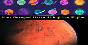 Mars Gezegeni Hakkında İngilizce Bilgiler