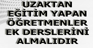 Uzaktan Eğitim Yapan Öğretmenler Ek Ders Alacak mı?