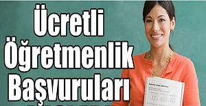 2021-2022 Eğitim Öğretim Yılı Ücretli Öğretmenlik Başvuruları