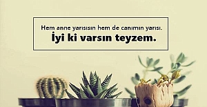 Teyzeye Güzel Sözler