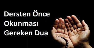 Dersten Önce Okunması Gereken Dua