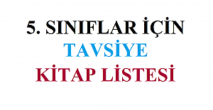 5. Sınıflar İçin Tavsiye Kitap Listesi 2022