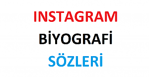 Instagram İçin Biyografi Sözleri