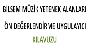 BİLSEM Ön Değerlendirme Kılavuzu