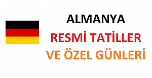 Almanya Resmi Tatiller ve Özel Günler
