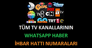 Tüm Tv Kanallarının WhatsApp Haber İhbar Hattı Numaraları 2022