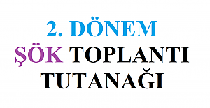 2. Dönem Şube Öğretmenler Kurulu Toplantı Tutanağı