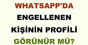 WhatsApp'da Engellenen Kişinin Profili Görünür mü?