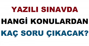 Kariyer Basamakları Sınavında Hangi Konulardan Kaç Soru Çıkacak?