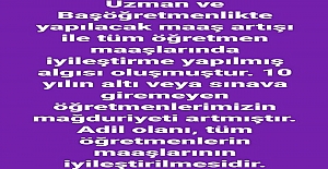 MAAŞLAR KOMİK AMA ÖĞRETMENLER MUTSUZ