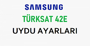 Samsung TV Türksat 42e Uydu Ayarları 2023