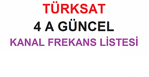 Türksat 4 A Güncel Kanal Frekans Listesi 2023