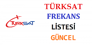 Türksat Frekans Listesi 2023 Güncel