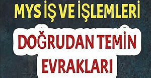 Doğrudan Temin İşlem Basamakları Nelerdir?