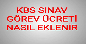 KBS Sınav Ücretleri İşlem Basamakları