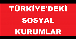 Türkiye'deki Sosyal Kurumlar Neler?