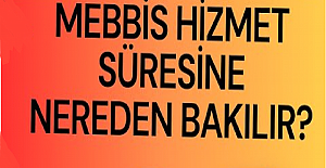 MEBBİS Hizmet Süresi Hesaplama