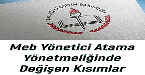 MEB Yeni Yönetici Atama Yönetmeliği Yayımlandı: İşte Değişen Maddeler