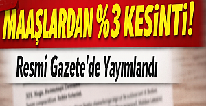 Memur Maaşlarından %3 Kesinti Yapılacak